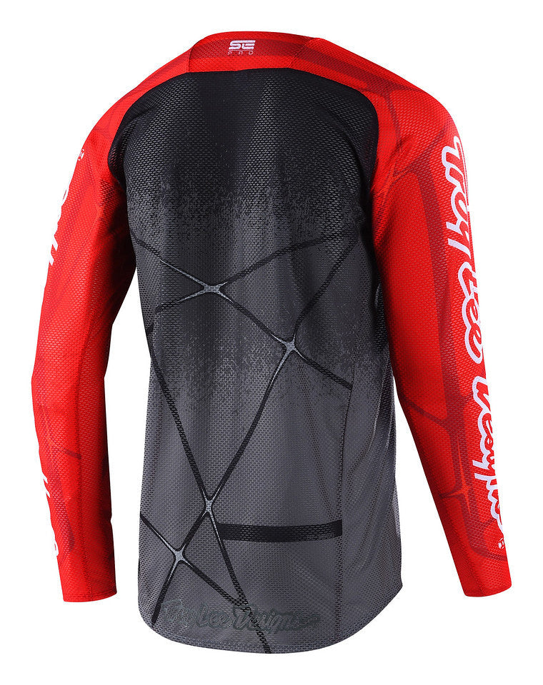 Jersey Troy Lee Designs Se Pro Moto Air Moto Webstar Black / Gray
