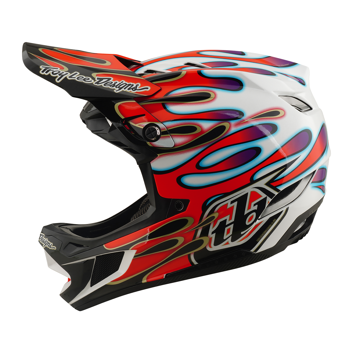 Casco para MTB D4 Composite Overspray White / Red