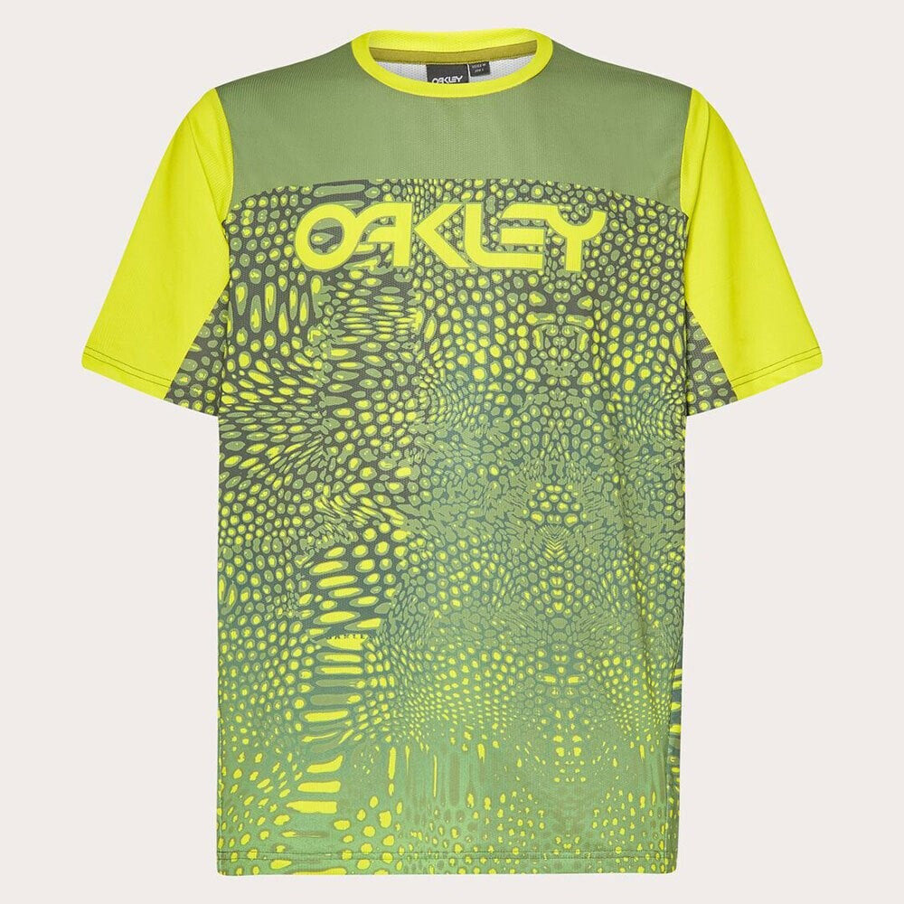 Jersey Oakley Maven Coast SS Distorted Frogskin Green