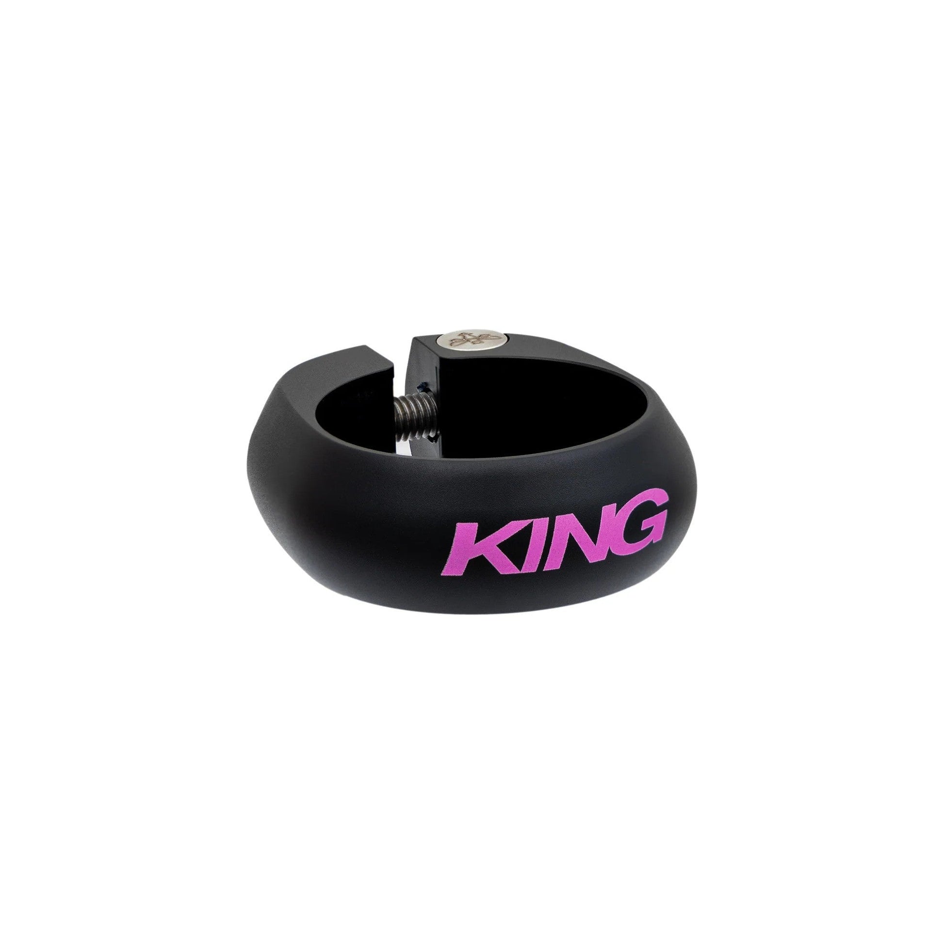 Abrazadera Chris King Negro/Rosa