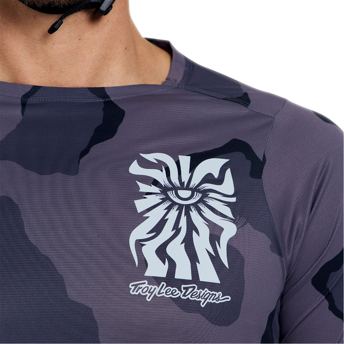 Jersey manga larga para MTB Skyline Pro; Flow Camo Carbon