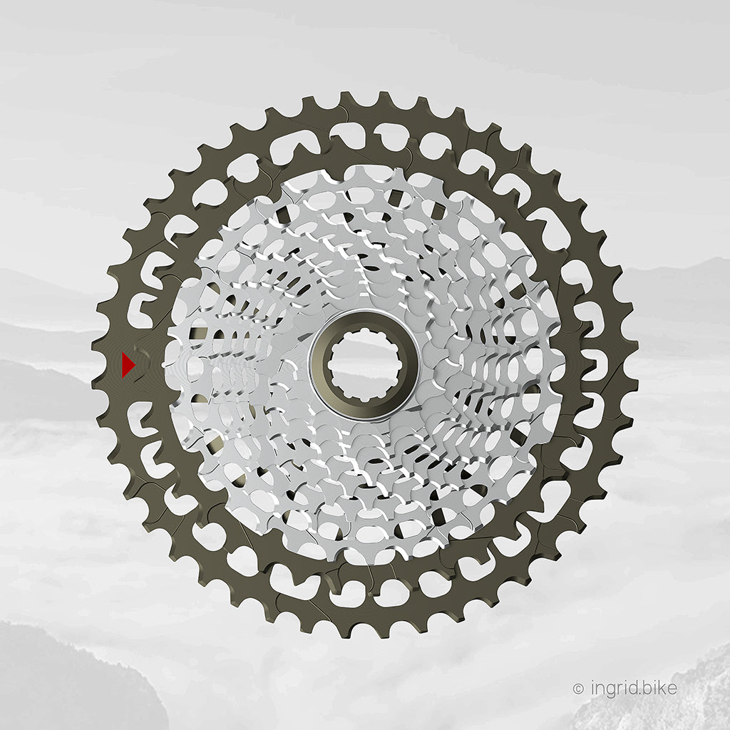 INGRID Cassette 44T11 12V, 11-44T (Shimano HG)