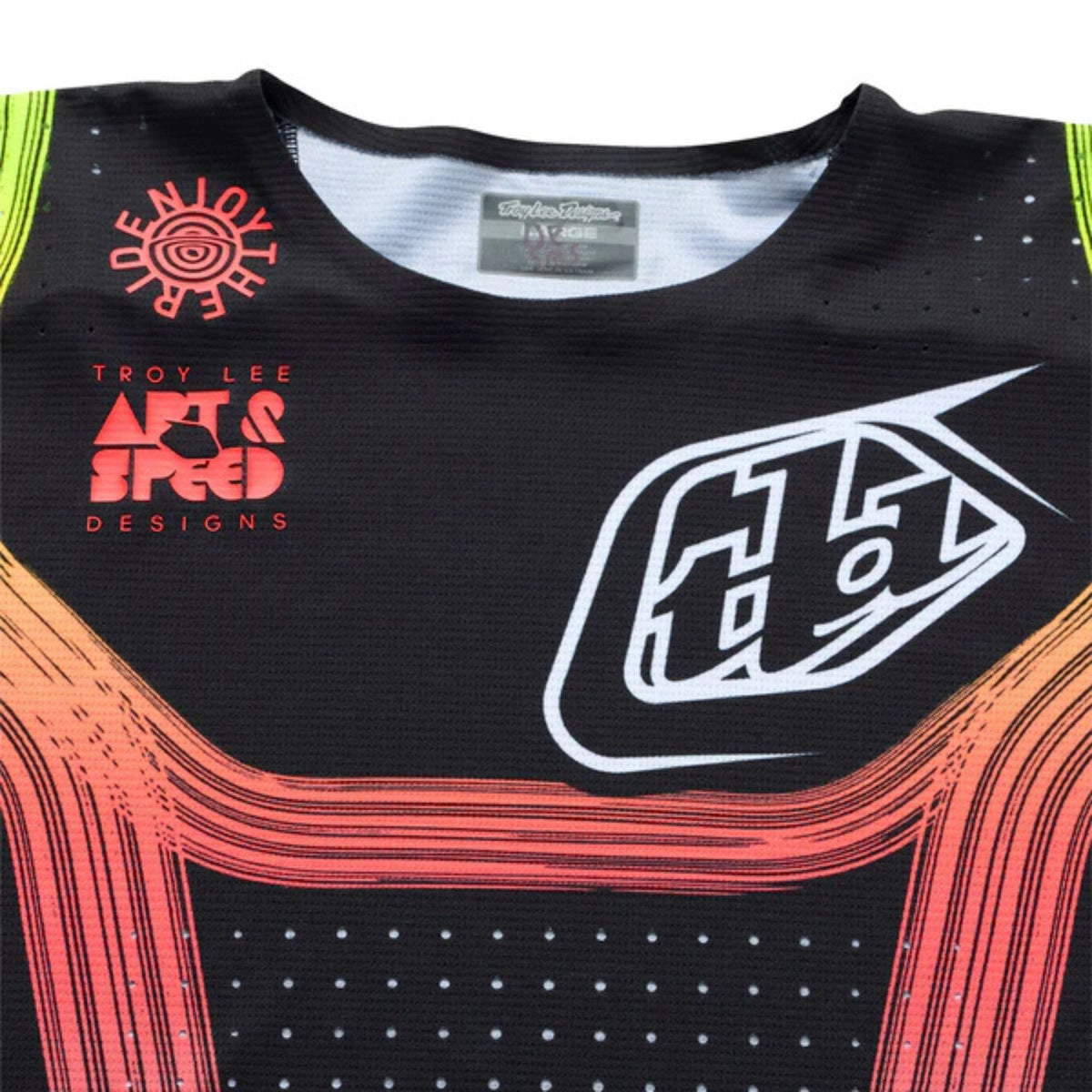 Jersey Troy Lee Designs SE Pro; Stripes Black / Multi