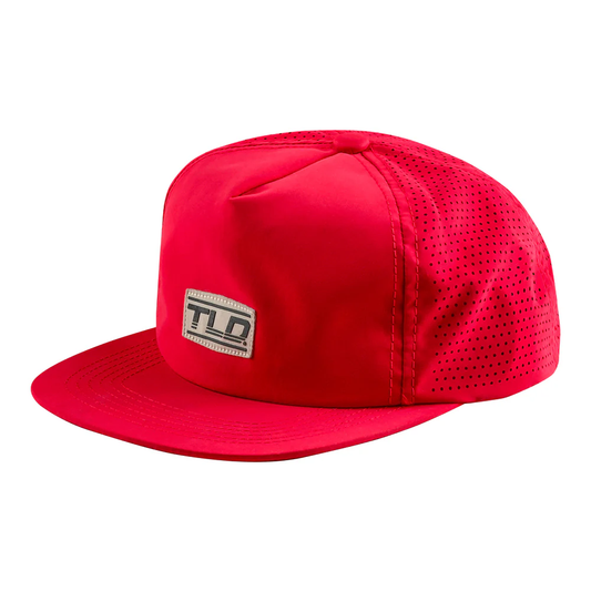 Gorra Troy Lee Designs Unstructured Speed Patch Poppy Red