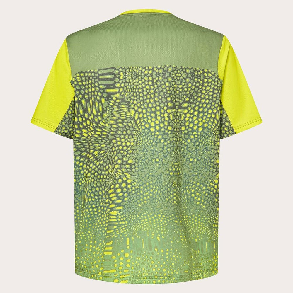Jersey Oakley Maven Coast SS Distorted Frogskin Green