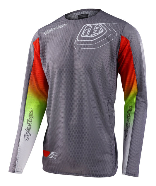 Jersey Troy Lee Designs Se Pro Air Richter Silver / Fire