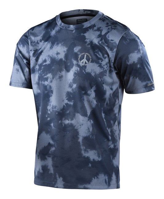 Jersey para niño Troy Lee Designs Flowline Manga Corta Plot Charcoal