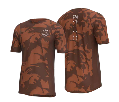 Jersey para MTB Troy Lee Designs Skyline Manga Corta Shadow Camo Brick