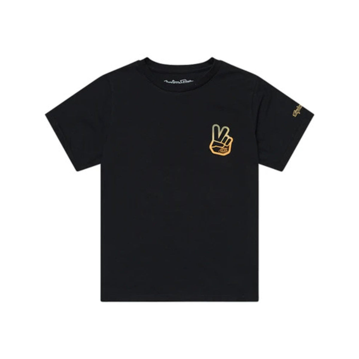 Playera Manga Corta para niño Troy Lee Designs Peace Out Black