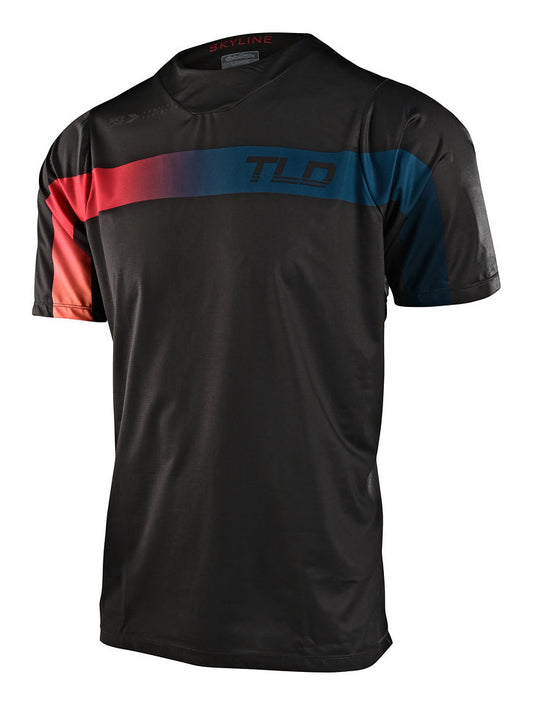 Jersey Troy Lee Designs Skyline Manga Corta Jet Fuel Carbon