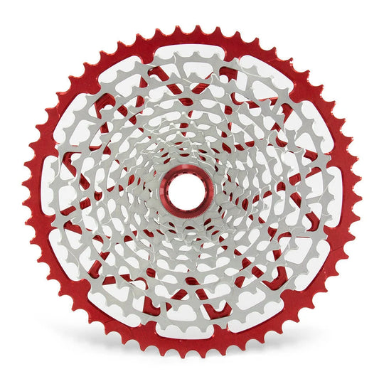 Cassette Garbaruk 12S (Shimano Micro Spline) 10-52T rojo