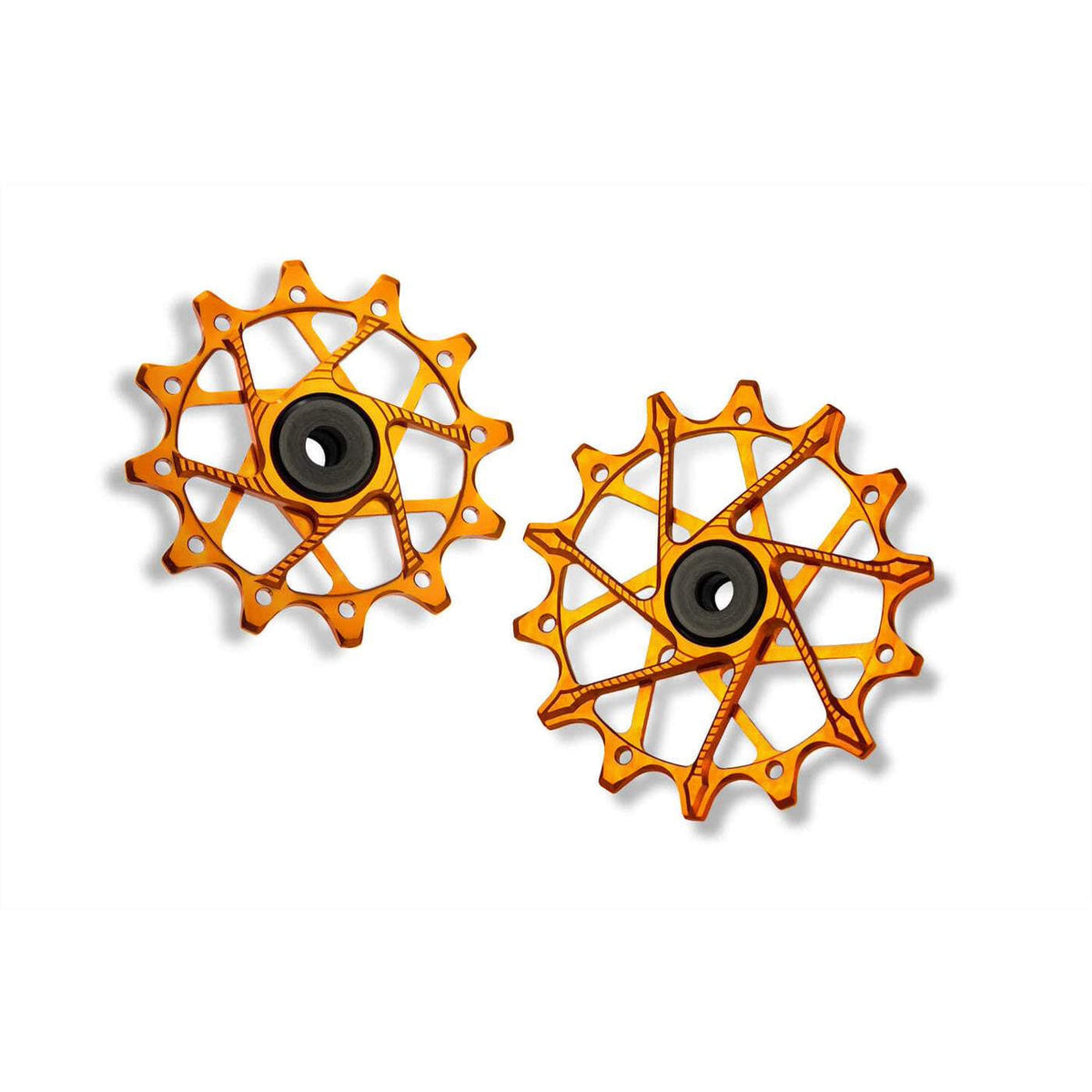 Poleas Garbaruk para SRAM 12T+14T (11/12 vel., jaula estándar)