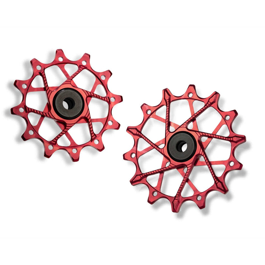 Poleas Garbaruk para SRAM 12T+16T (11/12 vel., jaula Garbaruk)