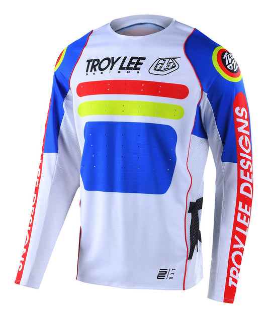Jersey Troy Lee Designs Se Pro Drop In White