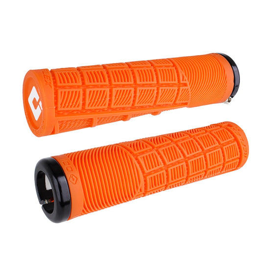 Punos ODI Reflex V2.1 Lock-On MTB Closed End 135mm White/Orange