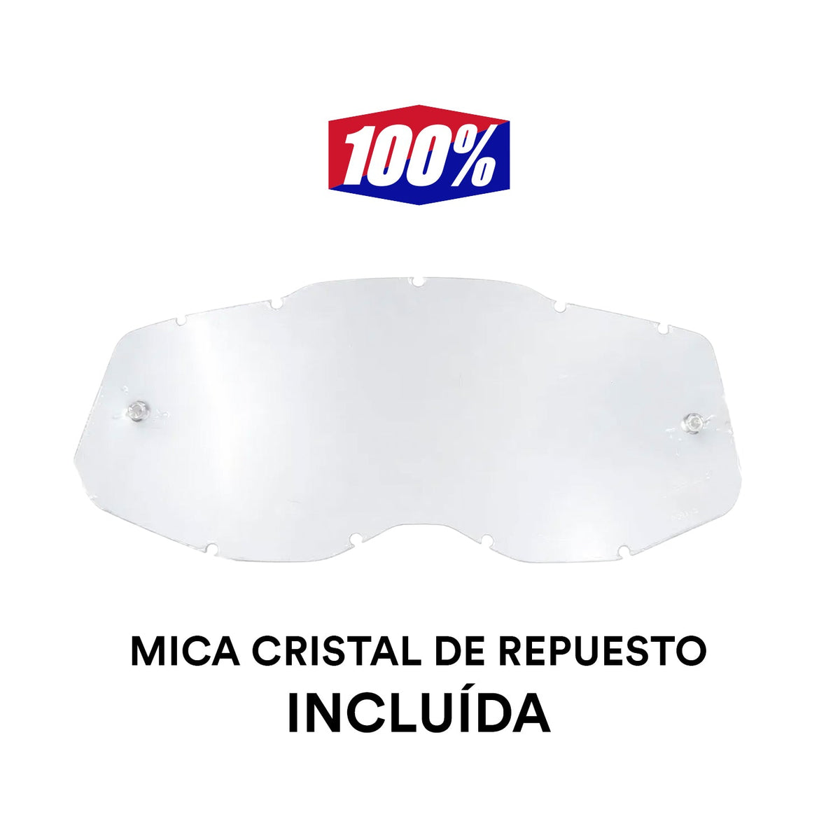 Goggles 100% Accuri 2 Orange Mica Espejo Roja