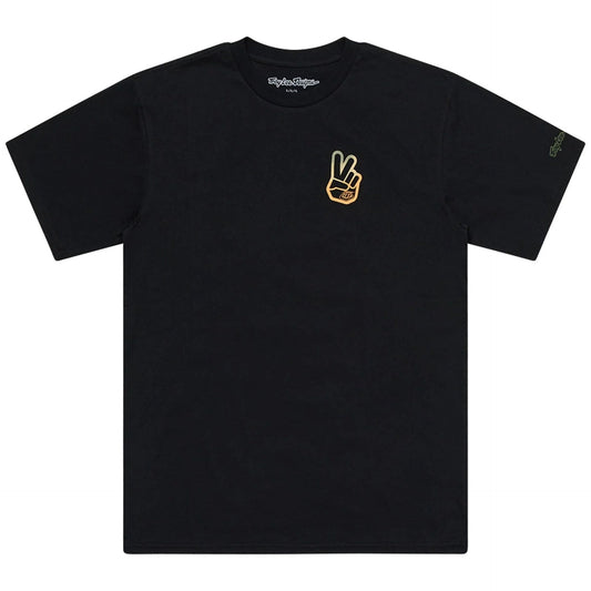 Playera Manga Corta Troy Lee Designs Peace Out Black