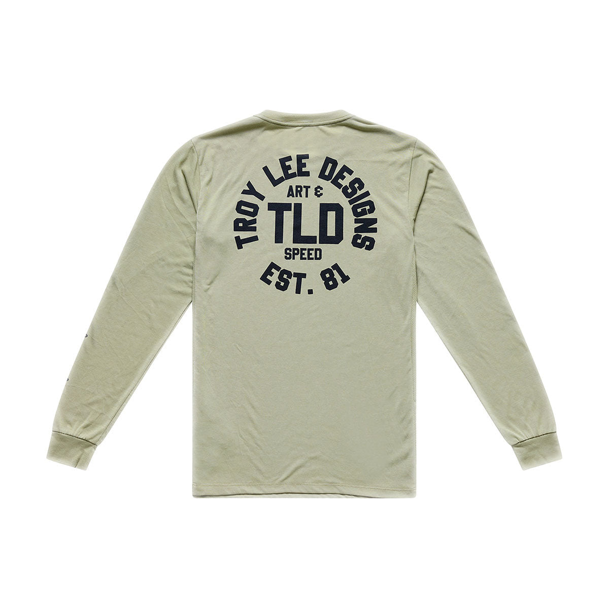 Playera manga larga para MTB Skyline Ride; Stamps Sage