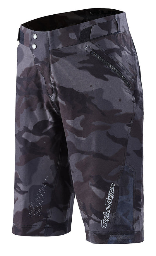 Short para MTB Troy Lee Designs Ruckus Shell Spray Camo Black