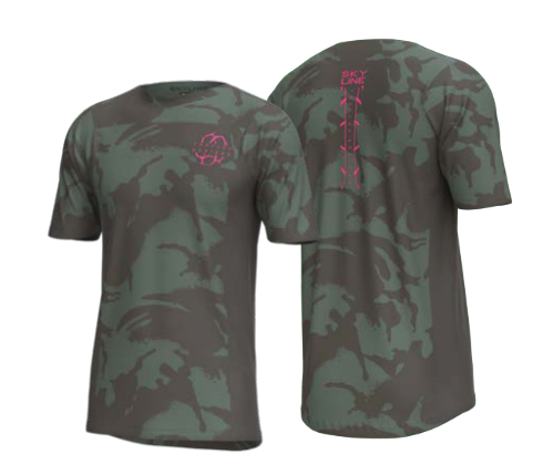 Jersey para MTB Troy Lee Designs Skyline Manga Corta Shadow Camo Olive