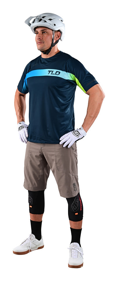 Jersey Troy Lee Designs Skyline Manga Corta Jet Fuel Slate Blue