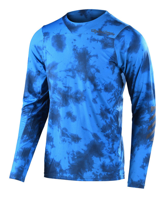 Jersey Troy Lee Designs Skyline Manga Larga Tie Dye Slate Blue
