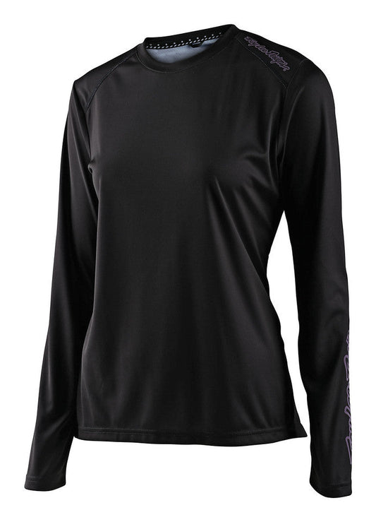 Jersey para mujer Troy Lee Designs Lilium manga larga MTB Black