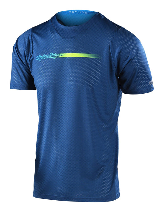 Jersey Troy Lee Designs Skyline Air Manga Corta Channel Dark Slate Blue