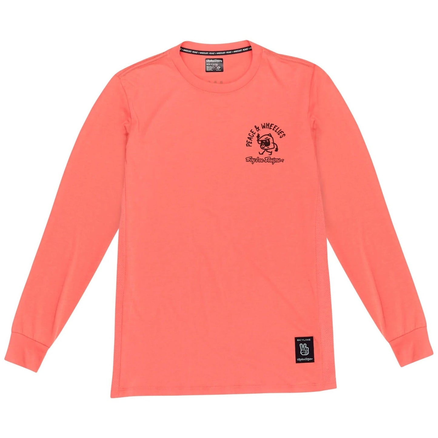 Playera manga larga para MTB Skyline; P&W Melon