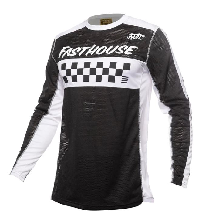 FASTHOUSE - GRINDHOUSE WAYPOINT JERSEY BLACK WHITE