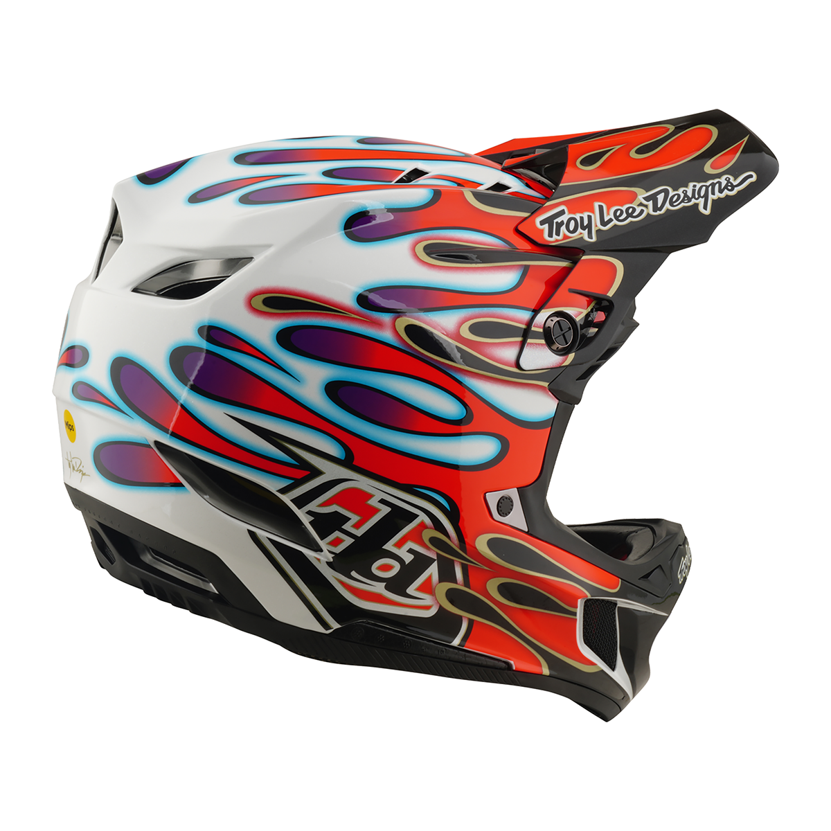 Casco para MTB D4 Composite Overspray White / Red