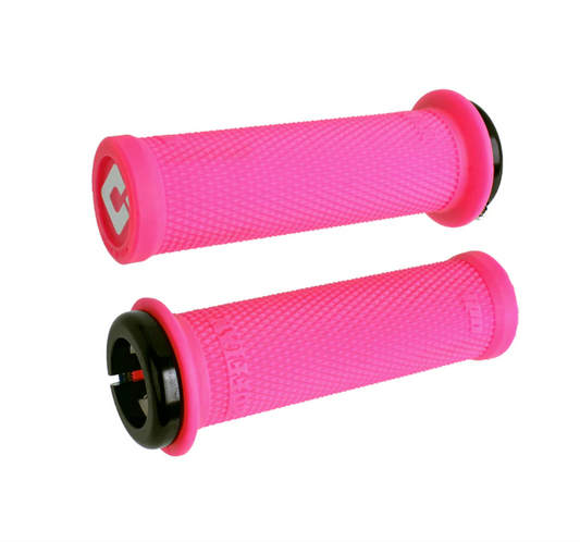 Punos ODI Ruffian Mini V2.1 Lock-On BMX 29.5mm Full Flange Closed End 110mm White/Pink