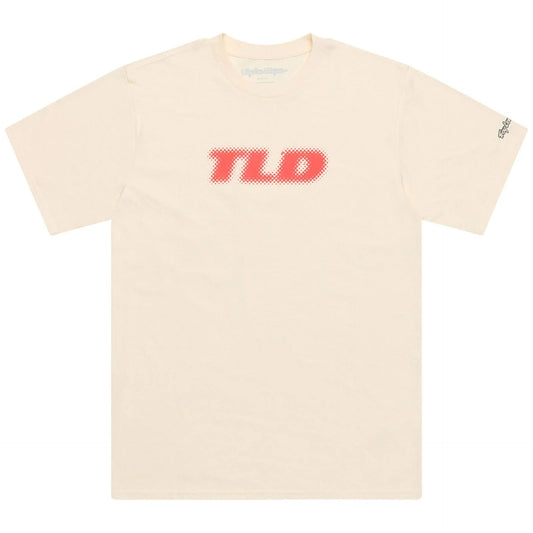 Playera Manga Corta Troy Lee Designs Fade Out Vintage White