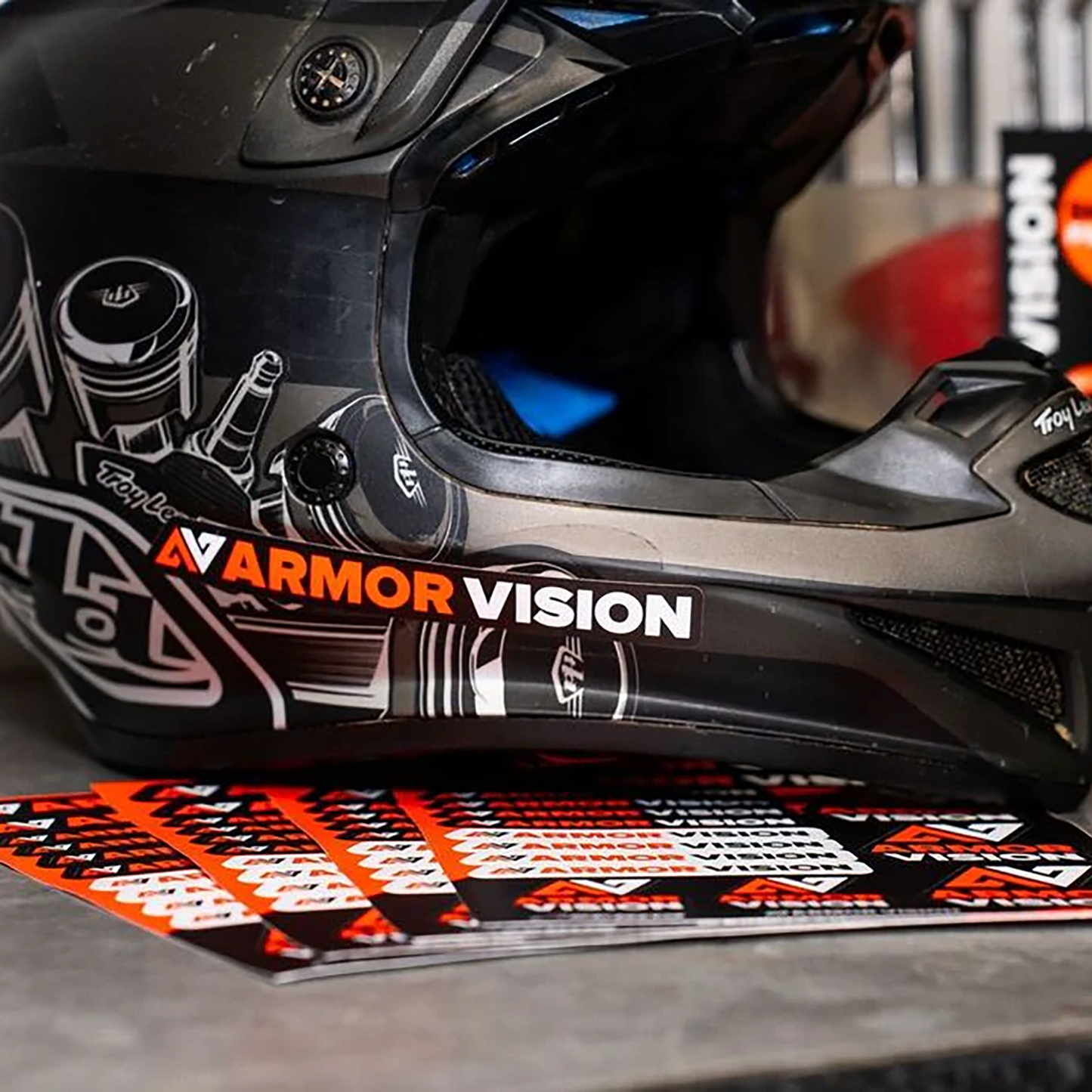 Hoja de Calcomanías Armor Vision