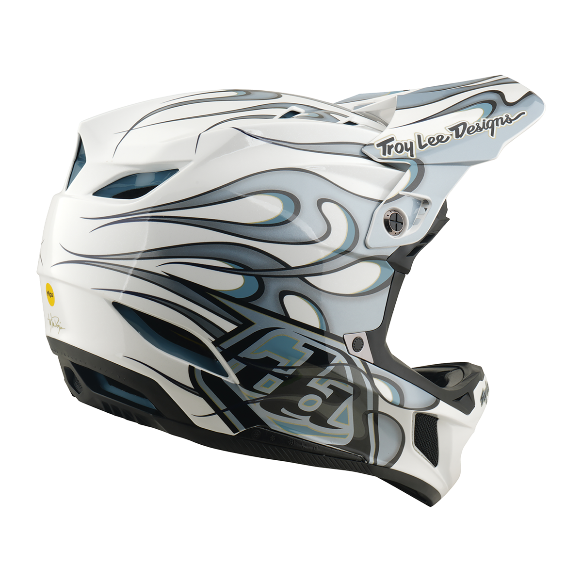 Casco para MTB D4 Composite Torched White / Silver