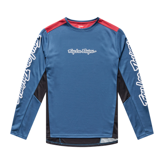 Jersey para MTB Stage Long Sleeve Jersey; Signature Slate