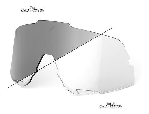 Mica Fotocromatica Clear Smoke 100% para Glendale