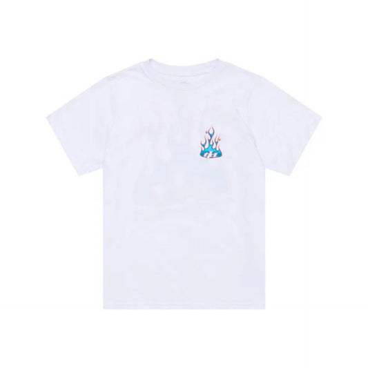 Playera Manga Corta para niño Troy Lee Designs Torched White