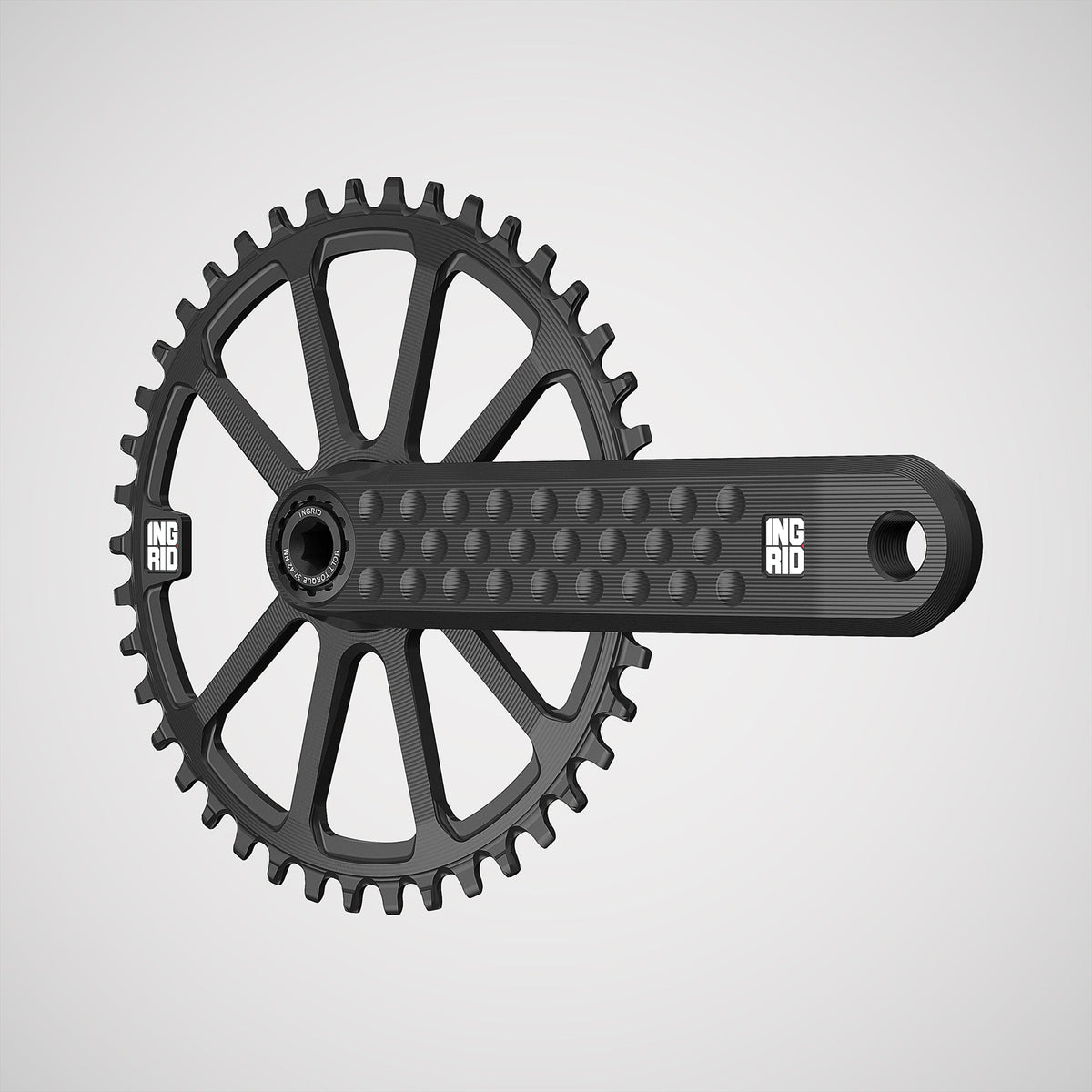 INGRID Crankset POP, talla L eje L136, Raw (incluye herramienta)