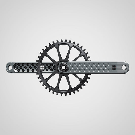 INGRID Crankset POP, talla L eje L136, Titanio (incluye herramienta)
