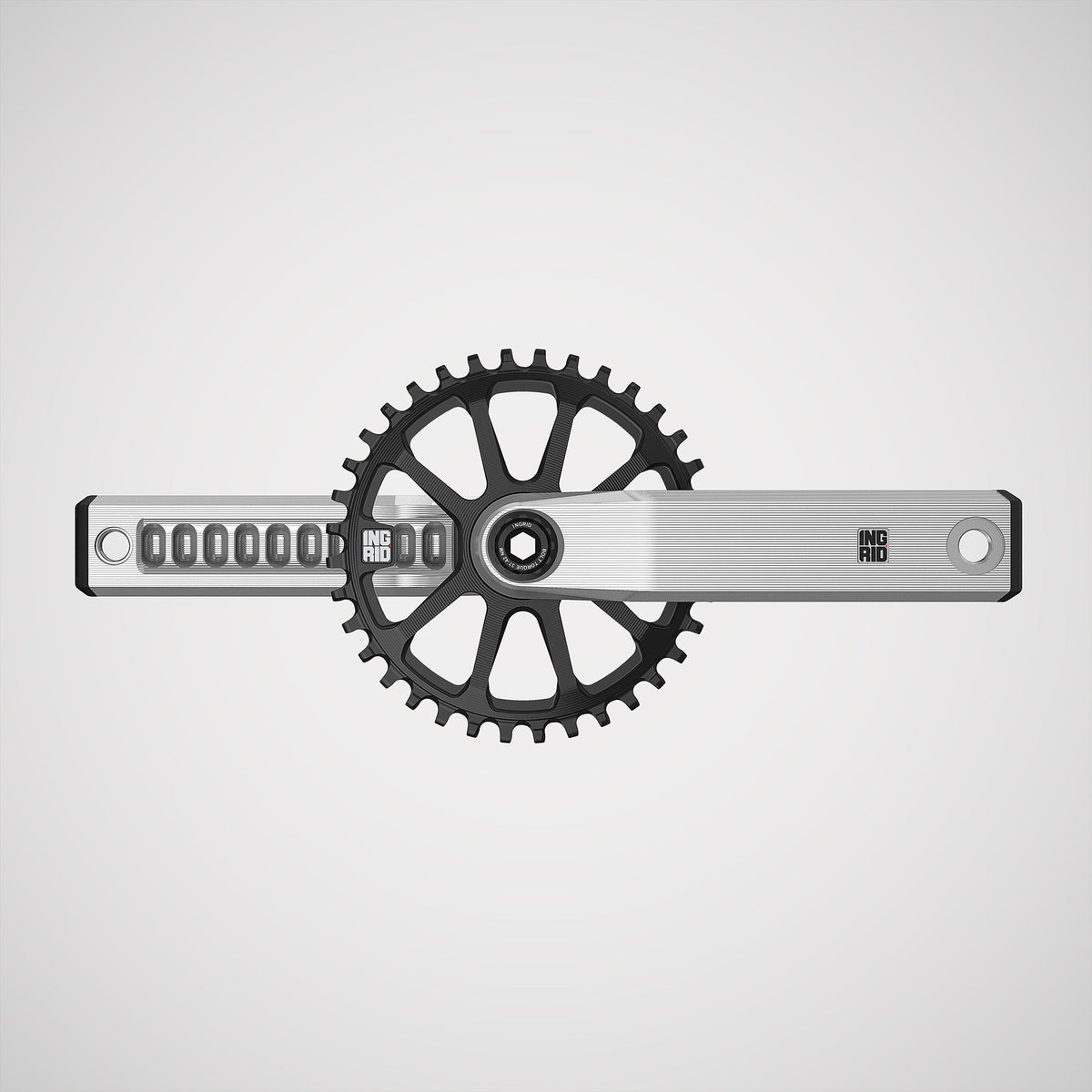 INGRID Crankset CRS-X, talla L eje L136, Raw