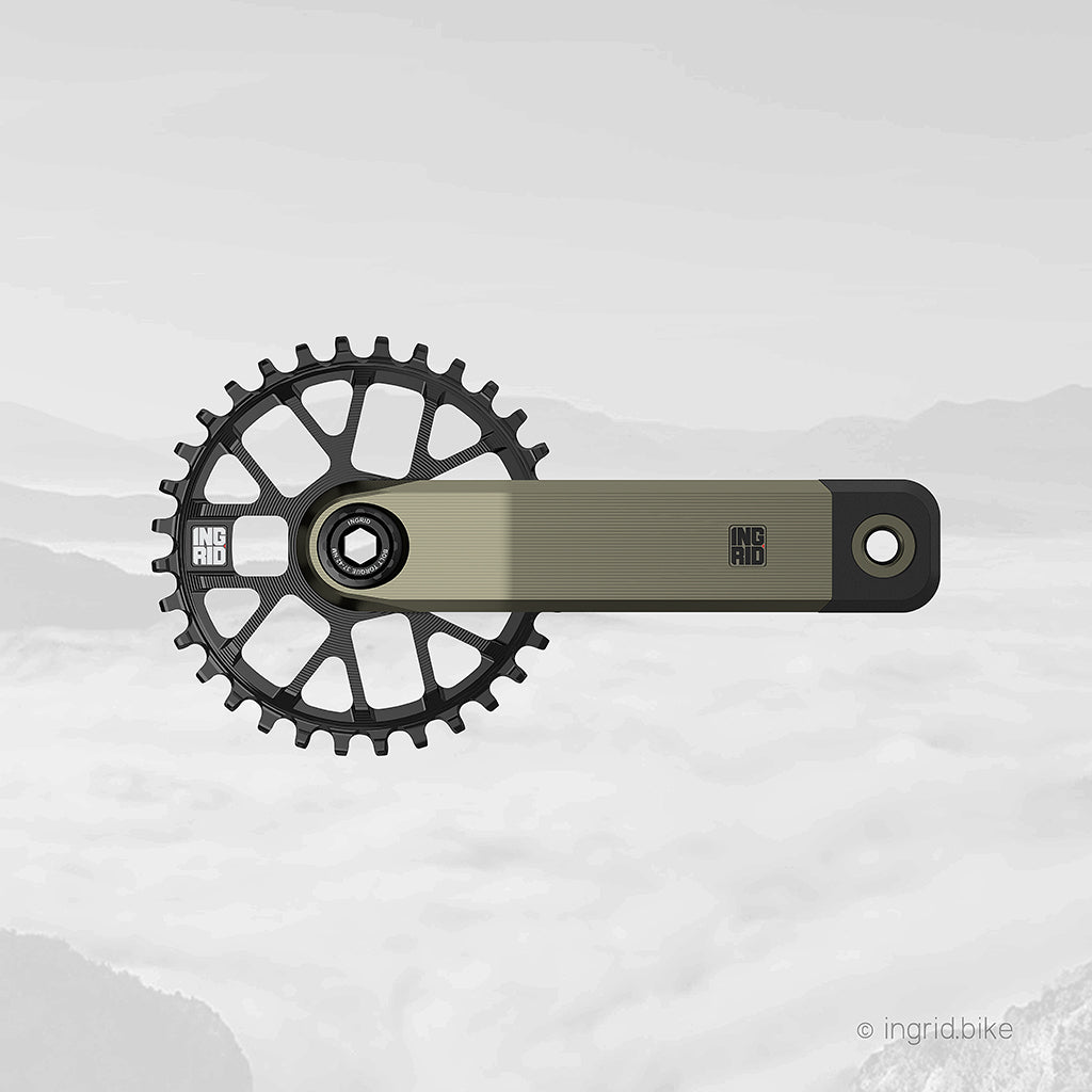 INGRID Crankset CRS-G2, talla S eje L136, Hard Anodized (incluye herramienta)