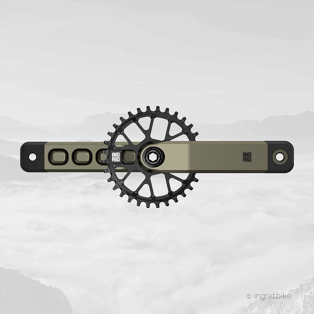INGRID Crankset CRS-G2, talla S eje L136, Raw (incluye herramienta)