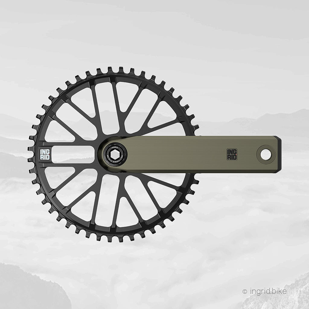 INGRID Crankset CRS-R2, talla L eje L131, RAW (incluye herramienta)