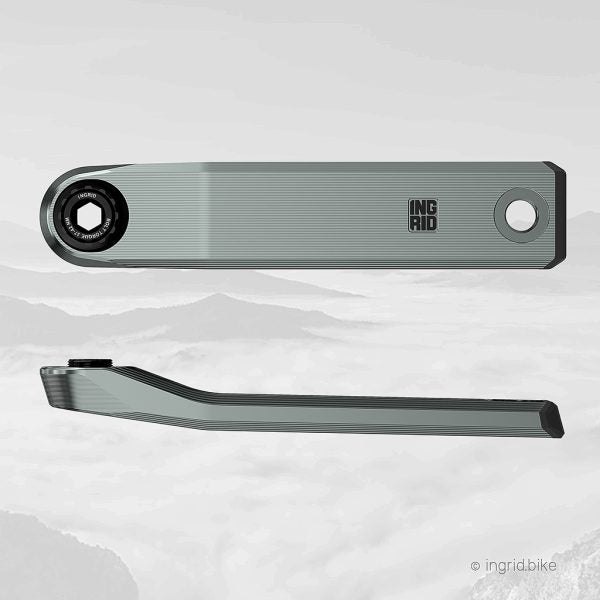 INGRID Crankset CRS-X, talla L eje L136, Titanio