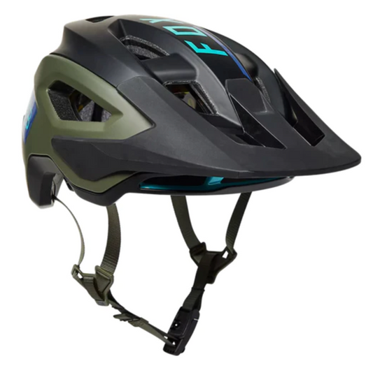 CASCO FOX SPEEDFRAME PRO BLOCKED VERDE