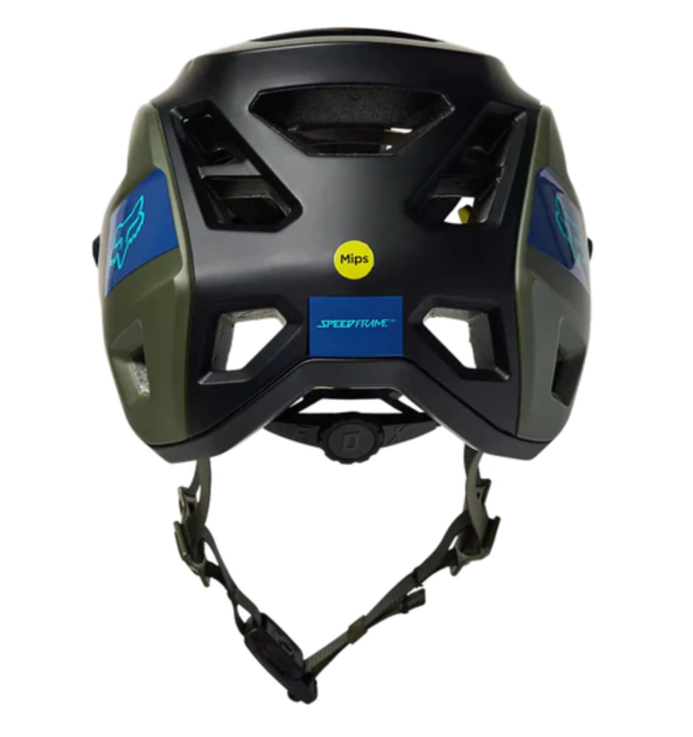 CASCO FOX SPEEDFRAME PRO BLOCKED VERDE