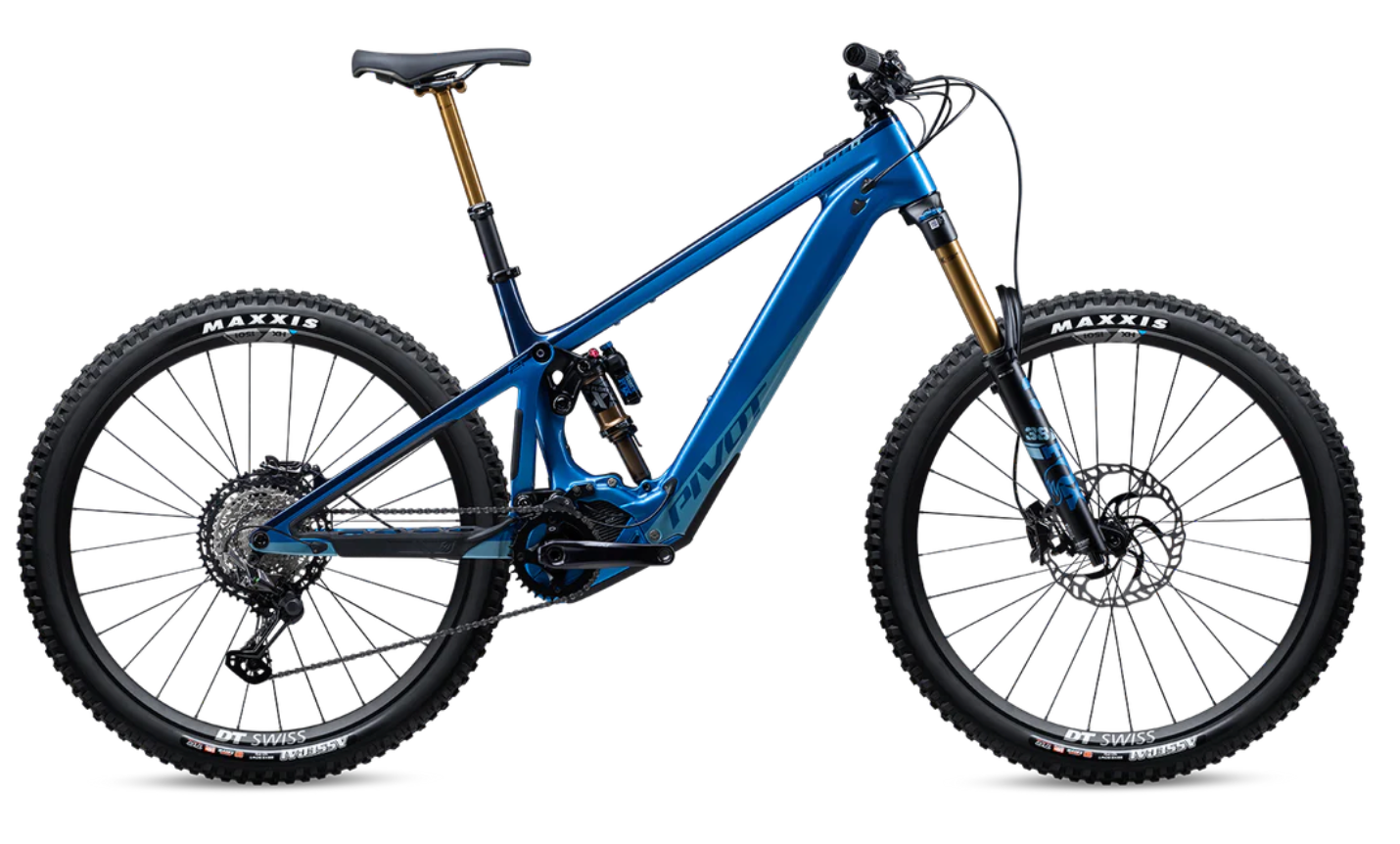 E-BIKE 29" MTB DOBLE SUSPENSIÓN SHUTTLE LT TEAM XTR BASS BOAT BLUE (2023) PIVOT CYCLES