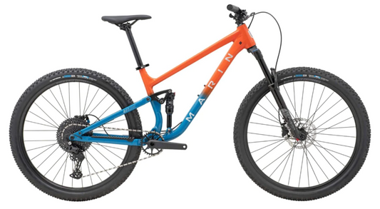 BICICLETA DE MONTAÑA DOBLE SUSPENSIÓN RIFT ZONE 1 27.5" NARANJA  MARIN