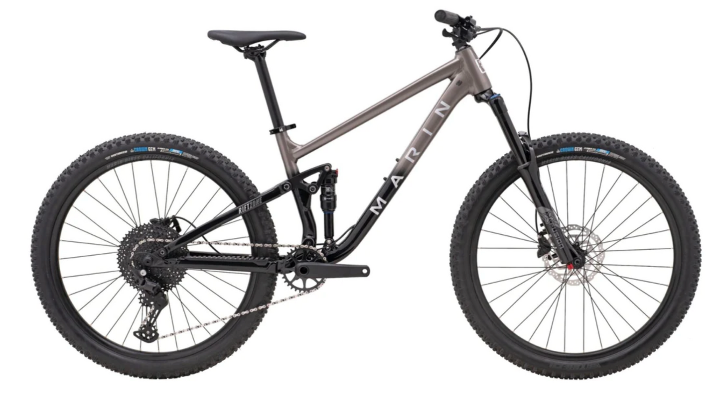 BICICLETA DE MONTAÑA DOBLE SUSPENSIÓN RIFT ZONE 1 27.5" NEGRA  MARIN BIKES